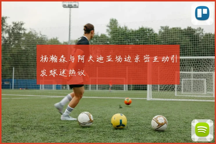 杨瀚森与阿夫迪亚场边亲密互动引发球迷热议